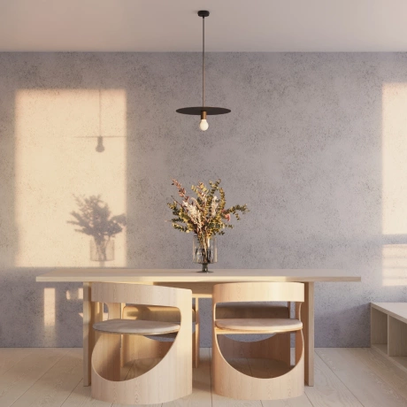 Lampă suspendată FLAVIO negru