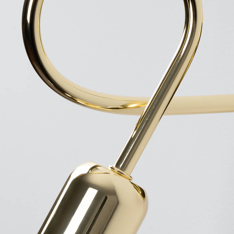 Lampă de perete SUPEŁ aur lucios + 1X bec LED E27 3000K 7W 760lm