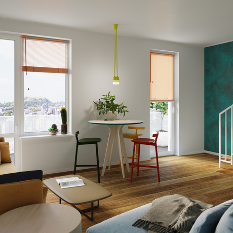 DIEGO 3 lampă suspendată galben + 3x bec LED E27 4000K rece 7,5W 650lm