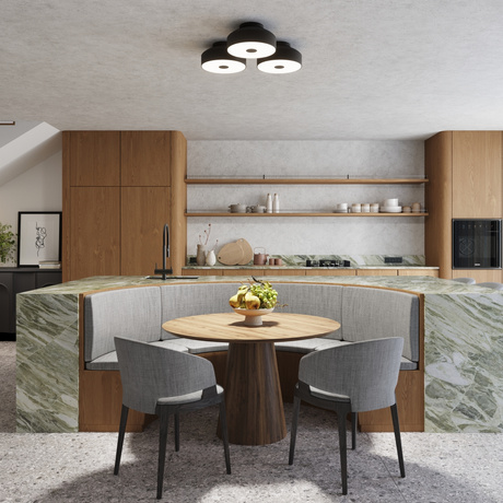 Plafonieră OMIQ negru