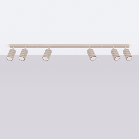 Plafonieră KARBON 6L taupe