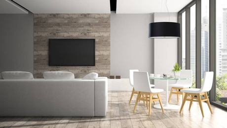 Candelabru OTTO 50 negru + 5x bec LED E27 4000K rece 7.5W 650lm