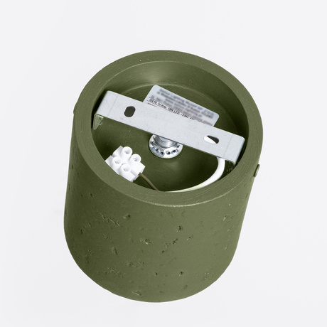 Plafonieră ORBIS beton verde măsliniu