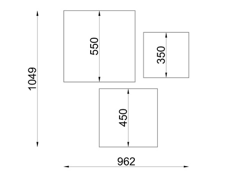 Plafonieră HORUS 55 gri + 4x bec LED E27 4000K rece 7.5W 650lm