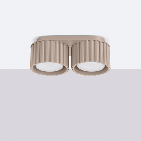 Plafonieră AURA 2 taupe Gx53