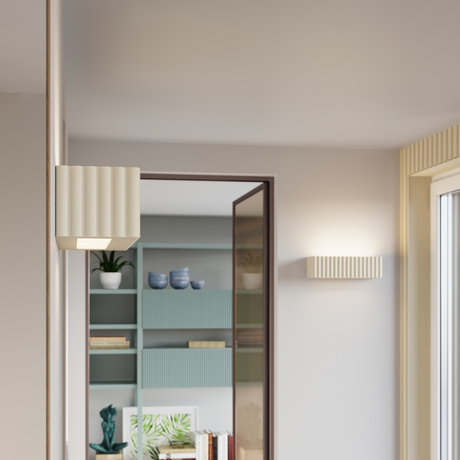 Lampă de perete ceramică RIGATA bej