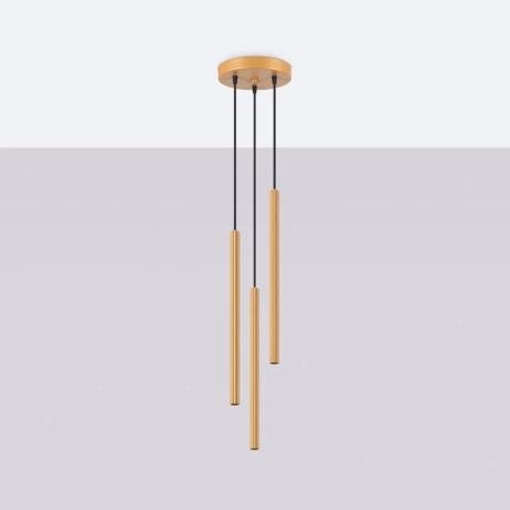 Lampă suspendată ARCHE 3P aur