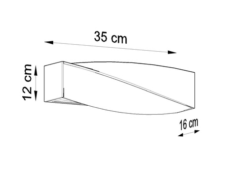 Aplică ceramică SIGMA MINI alb + 1x bec LED E27 3000K cald 7.5W 620lm