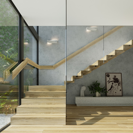 SIGMA lampă de perete din beton + 2x bec LED E27 4000K Cold 7.5W 650lm