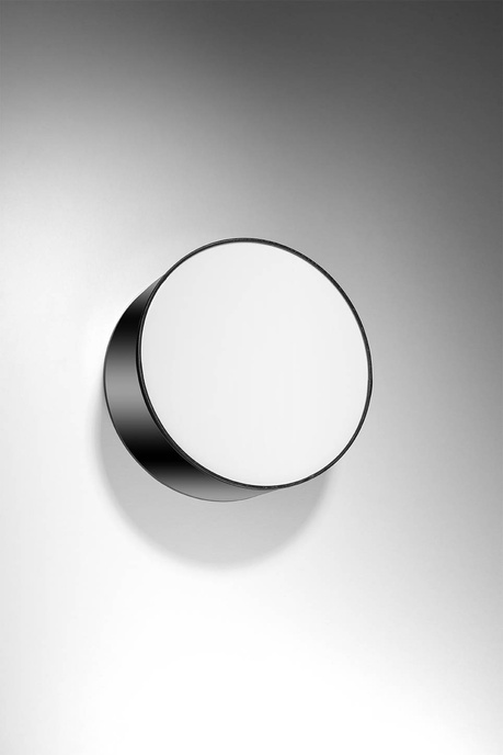 Plafonieră ARENA 25 BLACK + 1x bec LED E27 3000K Warm 7.5W 620lm