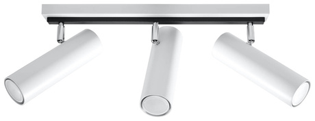 Plafonieră DIREZIONE 3 alb + 3x bec LED GU-10 3000K cald 7W 620lm