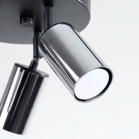 Plafonieră WINX 3P negru/cromo