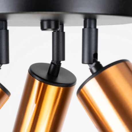 Plafonieră WINX 3P negru/cooper