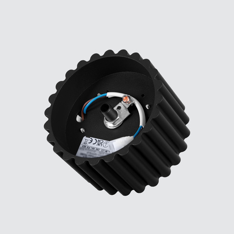 Plafonieră AURA 1 negru Gx53