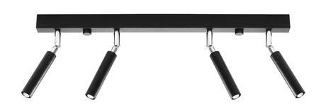 Plafonieră EYETECH 4 negru + 4x bec LED G9 3000K Warm 4.5W 510lm