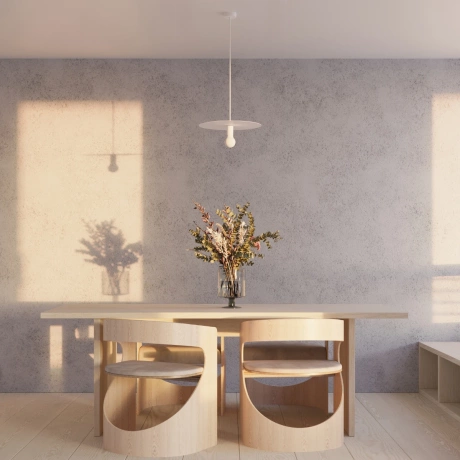 Lampă suspendată FLAVIO alb