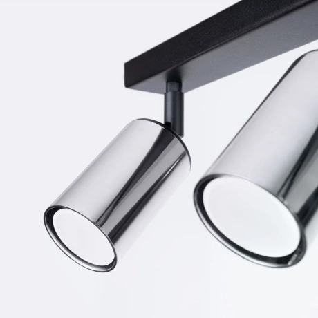 Plafonieră WINX 3 negru/cromo