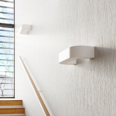 Lampă de perete ceramică MAGNET alb 1x bec LED E27 4000K rece 7.5W 650lm