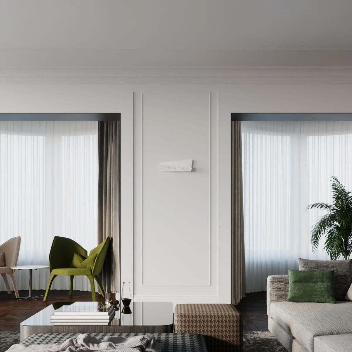 Lampă de perete ALIZA alb