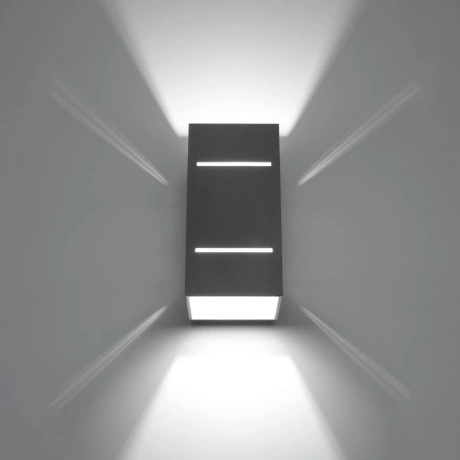 Lampă de perete BLOCCO gri