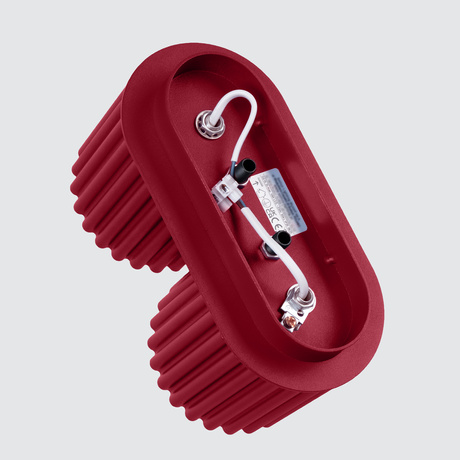 Plafonieră AURA 2 burgundy GU10