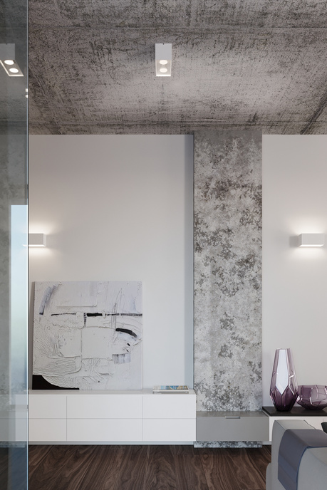 Lampă de perete QUAD MAXI alb + 2x bec LED G9 4000K Cold 4.5W 530lm