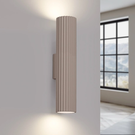 Lampă de perete KARBON 30 taupe