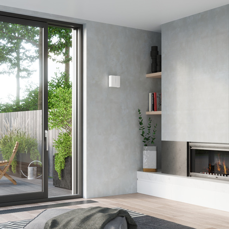 LINEA lampă de perete alb + 2x bec LED G9 4000K rece 4.5W 530lm