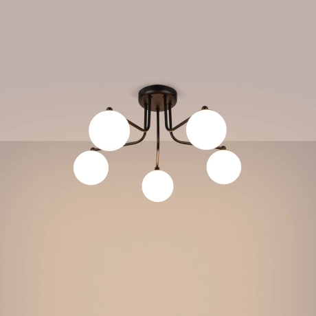 Candelabru ASTRAL 5 negru