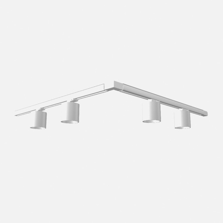 Plafonieră, 4 spoturi, sistem de șine trifazat, ORBIS