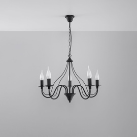 Candelabru MINERWA 5 negru