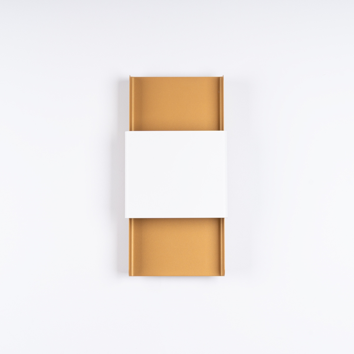 Lampă de perete DURLIN auriu/alb + 2x bec LED G9 3000K Warm 4.5W 450lm