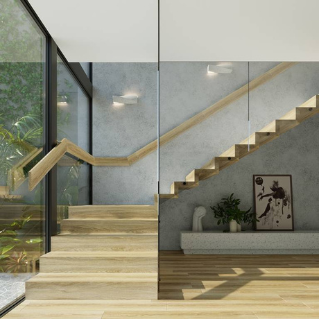 SIGMA lampă de perete din beton + 2x bec LED E27 3000K Warm 7.5W 620lm