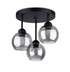 Candelabru ALINO 3 negru + 3x bec LED E27 4000K rece 7,5W 690lm
