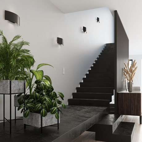 Lampă de perete MAGNUS negru + 2x bec LED G9 3000K Warm 4.5W 510lm