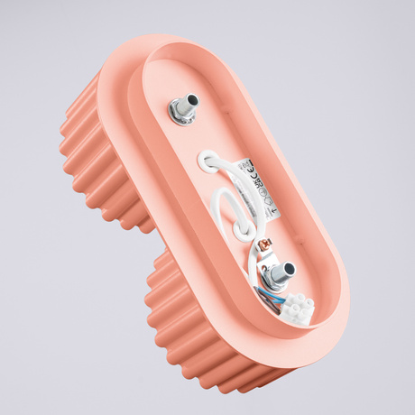 Plafonieră AURA 2 piersică Gx53