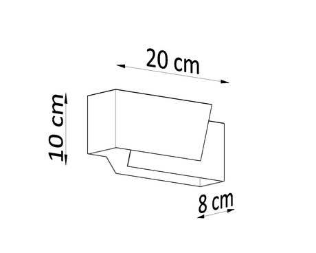 PIEGARE lampă de perete alb + 1x bec LED G9 4000K rece 4.5W 530lm