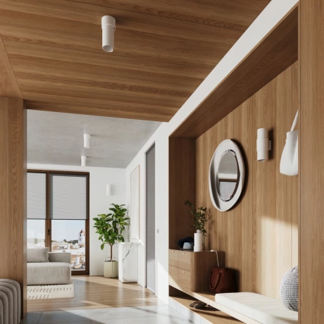 Lampă de perete FLASH 2 alb