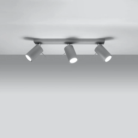 Plafonieră RING 3 gri