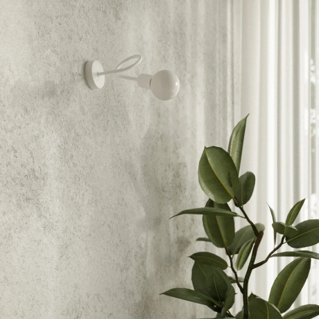 Candelabru LOOP 5 alb