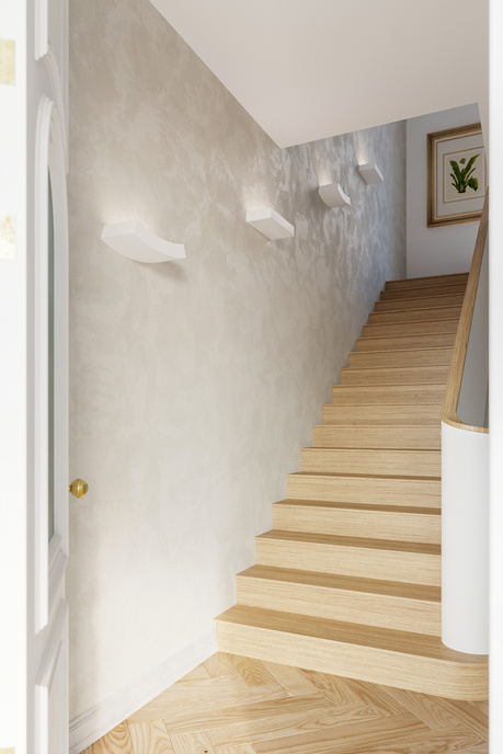 Lampă de perete ceramică HATTOR alb + 2x bec LED G9 3000K cald 4.5W 510lm