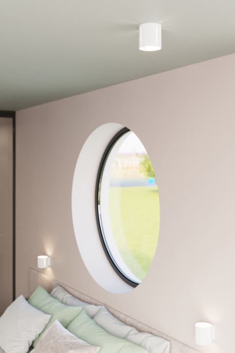 Plafonieră INEZ alb + 1x bec LED G9 4000K rece 4,5W 530lm