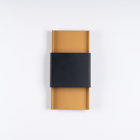 Lampă de perete DURLIN auriu/negru + 2x bec LED G9 3000K Warm 4.5W 450lm