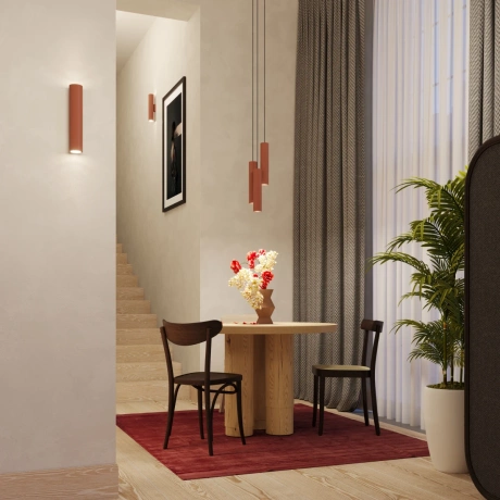 Lampă de perete LAGOS 2 roșu ocru