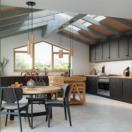 LINO 3P lampă suspendată lemn natural + 3x LED GU-10 4000K rece 7W 630lm bec