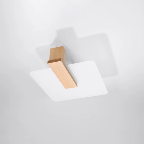 Plafonieră LAPPO lemn natural