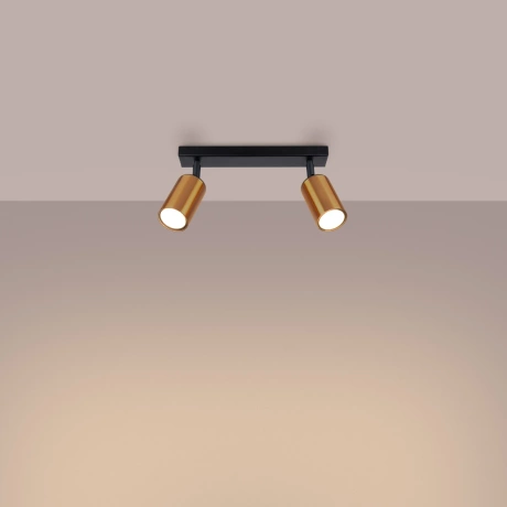 Plafonieră WINX 2 negru/cooper