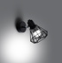 ARTEMIS 1 lampă de perete negru + 1x bec LED E14 4000K Cold 7.5W 680lm