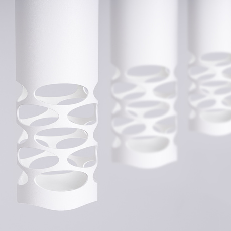 Lampă suspendată LIRO 3L alb