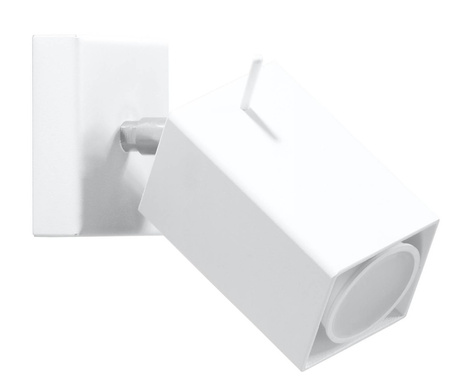 MERIDA 1 lampă de perete alb + 1x bec LED GU-10 4000K rece 7W 630lm